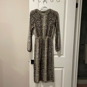 Zara Snake pattern dress